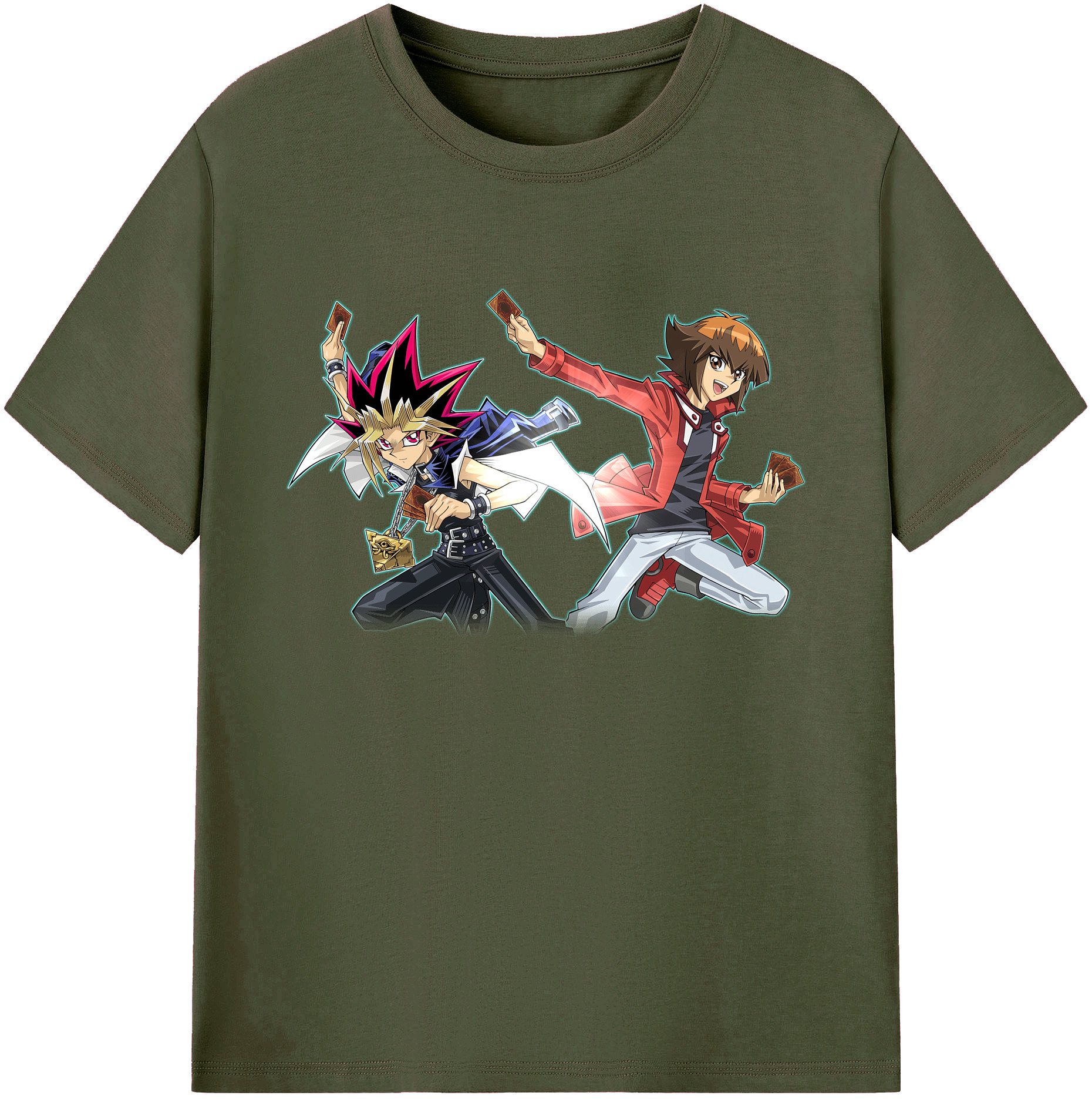 （画像用） 遊☆戯☆王 Yu-Gi-Oh! 綿100％ メンズ半袖Tシャツ｜肌触りやわらか＆通気性